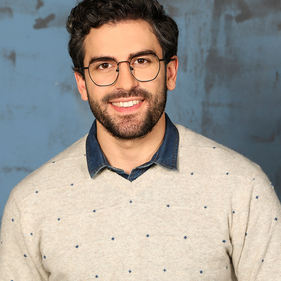 Full Rim Eyeglasses-Frame Hexagonal--EG