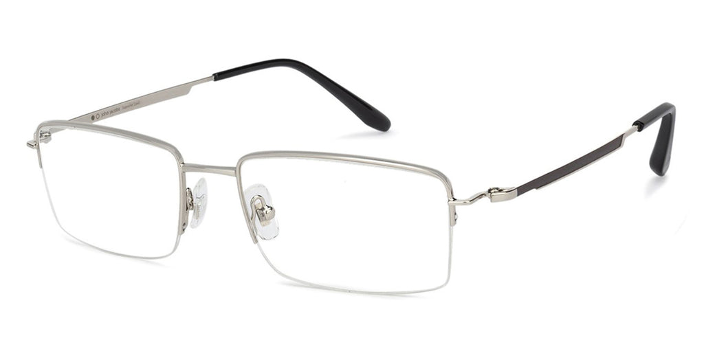 Half Rim Eyeglasses-Frame Rectangle--EG