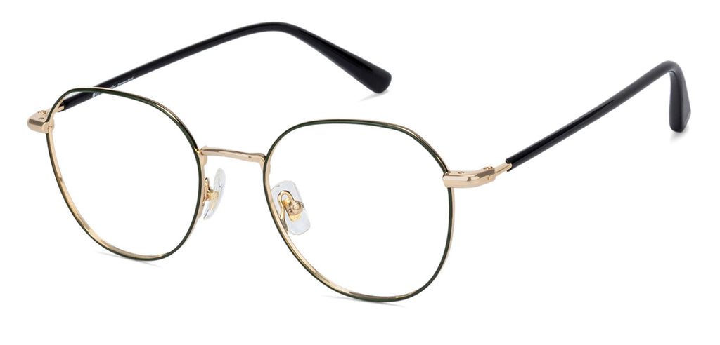 Full Rim Eyeglasses-Frame Hexagonal--EG