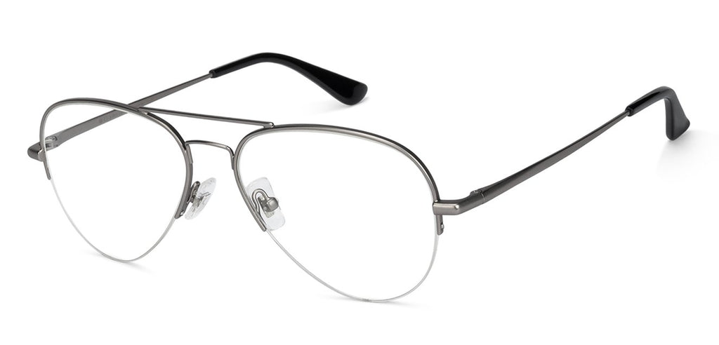 Half Rim Eyeglasses-Frame Aviator--EG