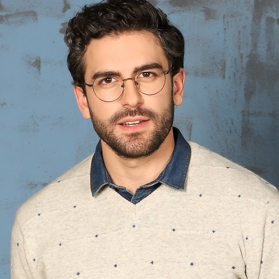 Square Eyeglasses-Frame Round--EG