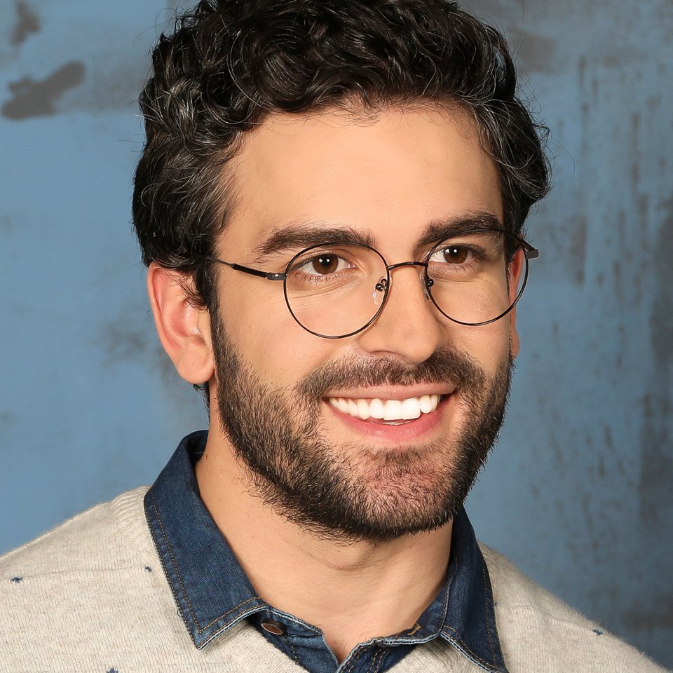 Square Eyeglasses-Frame Round--EG
