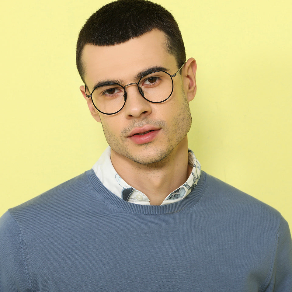 John Jacobs Eyeglasses-Frame Hexagonal--EG
