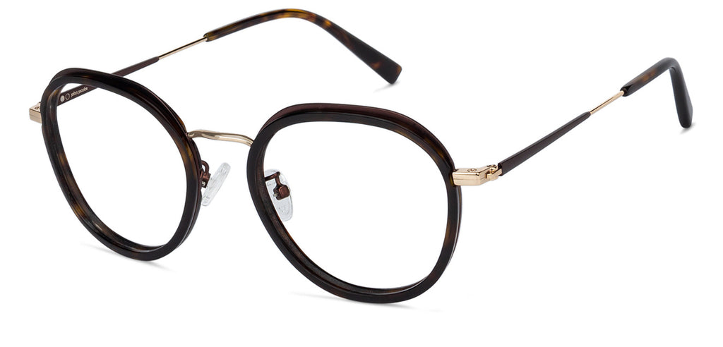 Full Rim Eyeglasses-Frame Hexagonal--EG