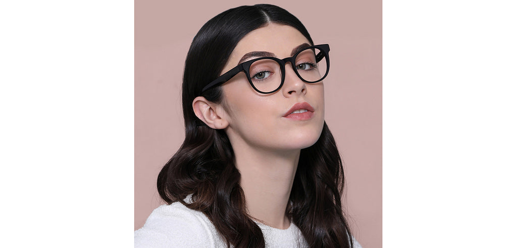 Square Eyeglasses-Frame Round--EG