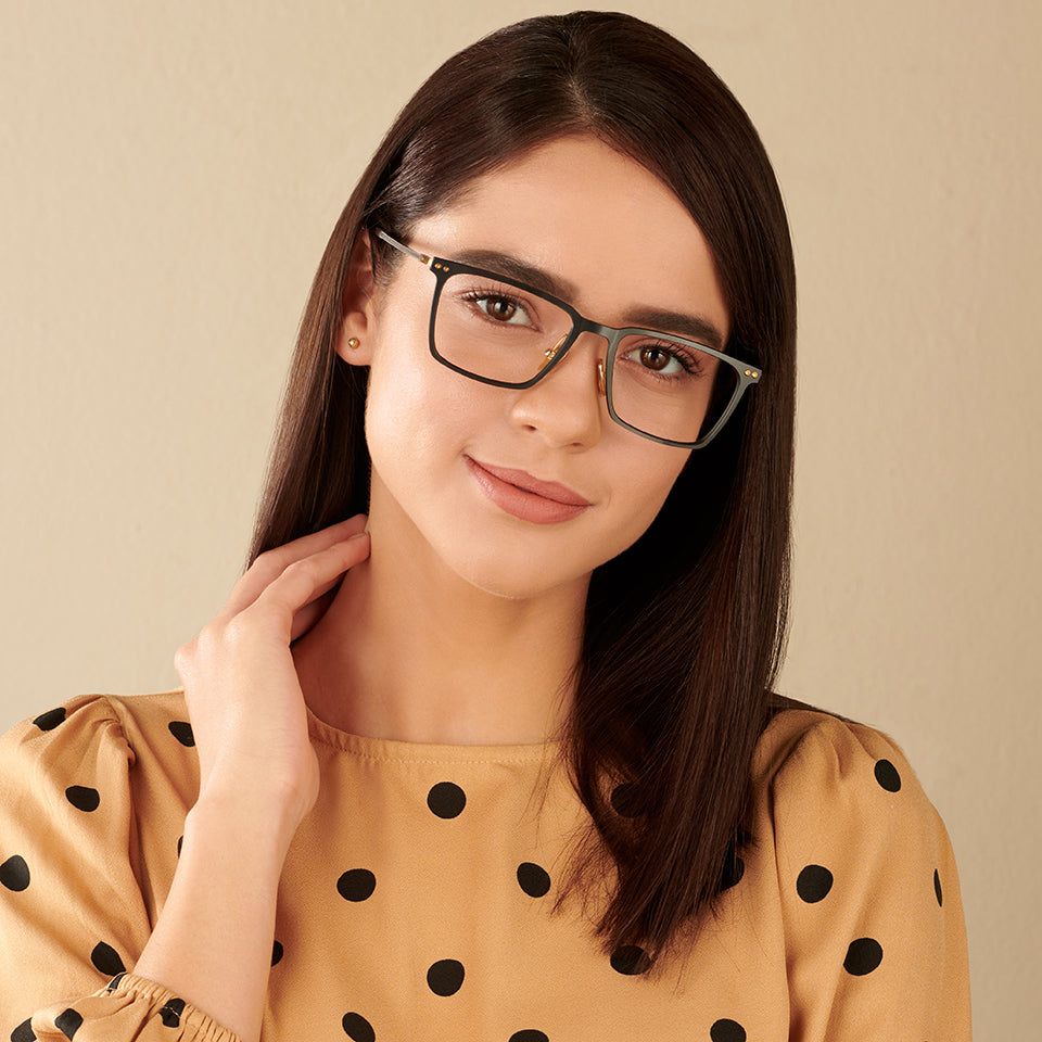 Rectangle Eyeglasses-Frame Rectangle--EG