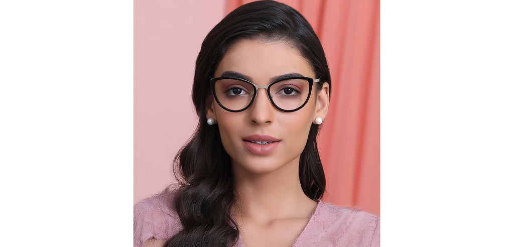 Cat Eye Eyeglasses-Frame Cat Eye--EG