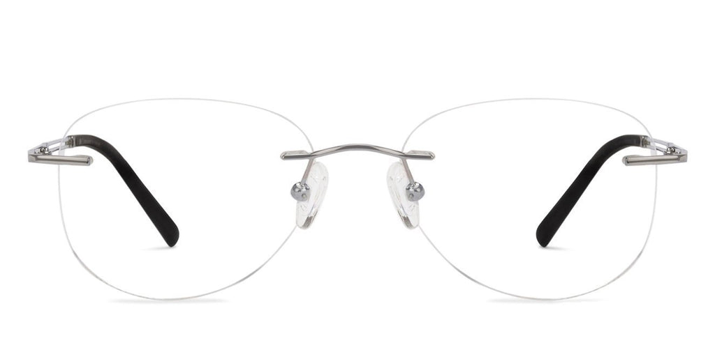 Rimless Eyeglasses-Frame Aviator--EG