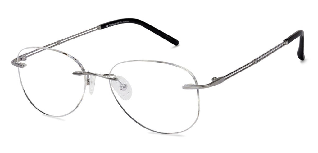 Rimless Eyeglasses-Frame Aviator--EG