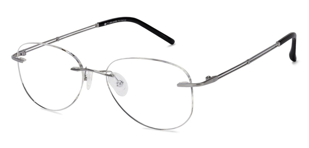 Rimless Eyeglasses-Frame Aviator--EG