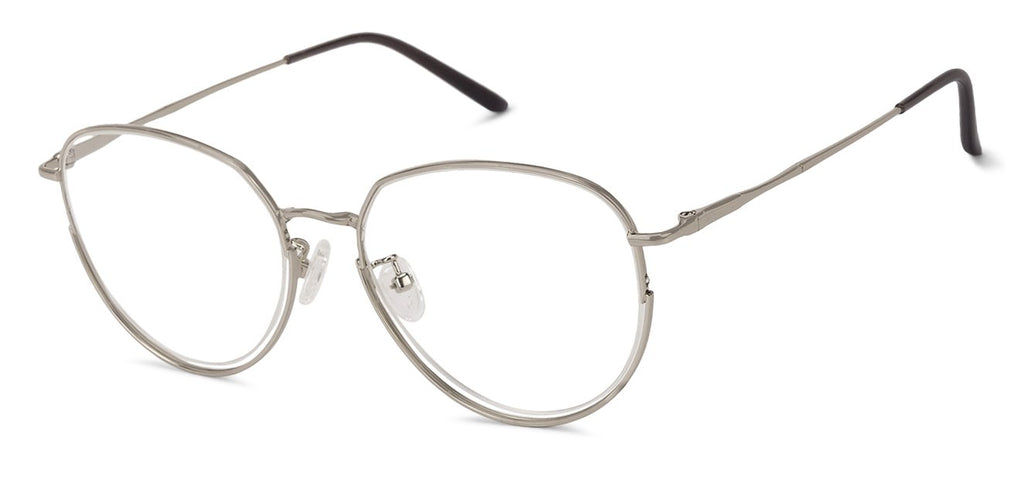 Half Rim Eyeglasses-Frame Round--EG