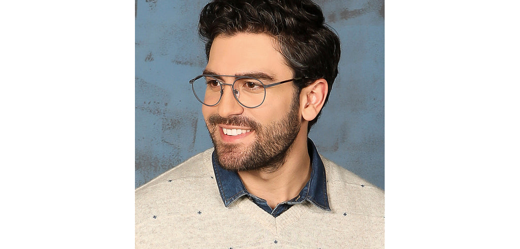 Square Eyeglasses-Frame Round--EG