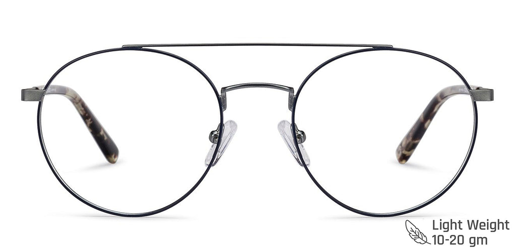 Square Eyeglasses-Frame Round--EG