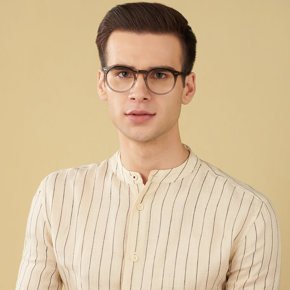 Square Eyeglasses-Frame Round--EG