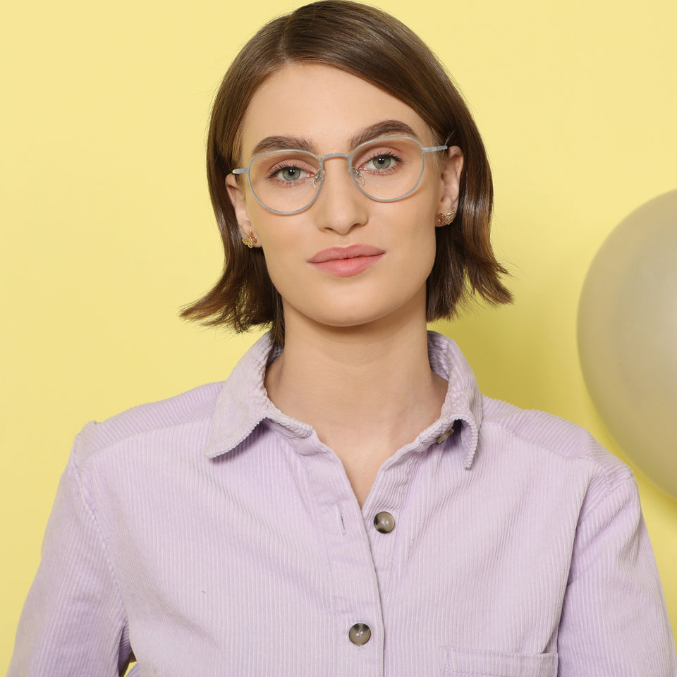 Square Eyeglasses-Frame Round--EG