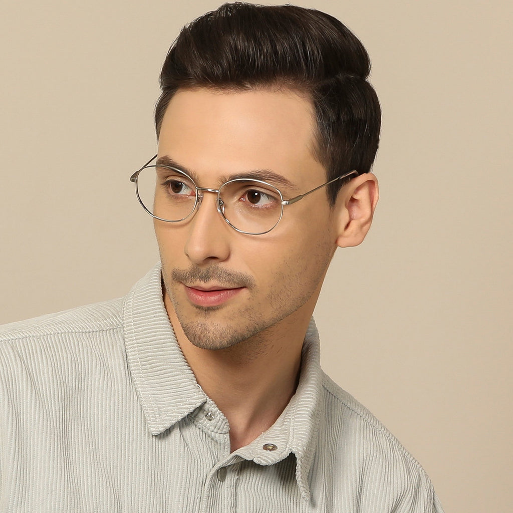 Square Eyeglasses-Frame Round--EG