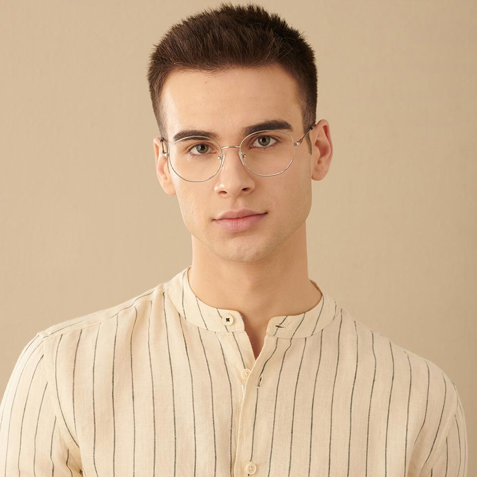 Square Eyeglasses-Frame Round--EG