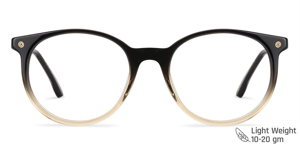 Square Eyeglasses-Frame Round--EG