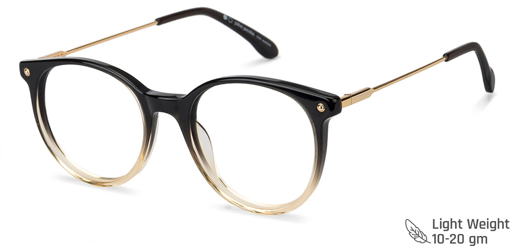Square Eyeglasses-Frame Round--EG