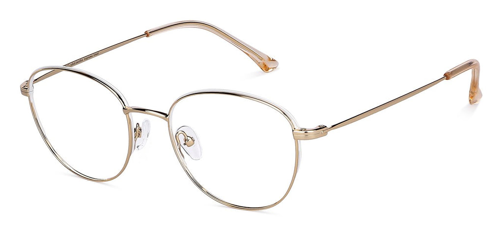 Square Eyeglasses-Frame Round--EG