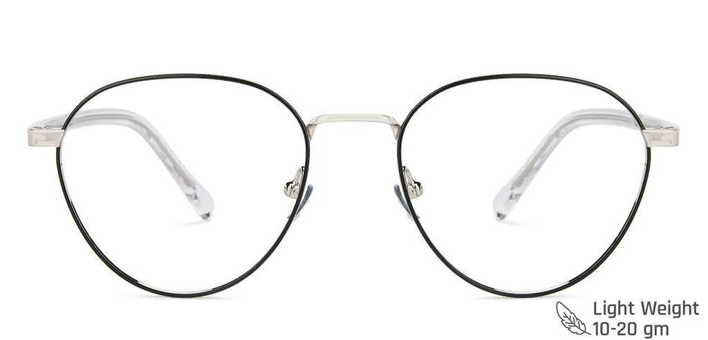 Square Eyeglasses-Frame Round--EG