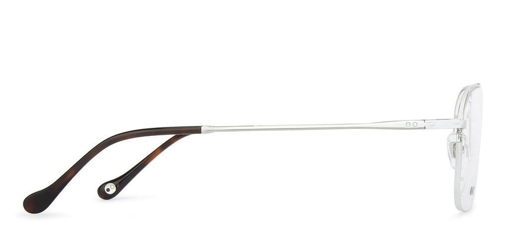 Half Rim Eyeglasses-Frame Rectangle--EG