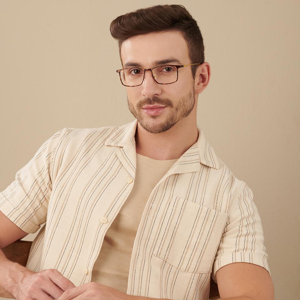 John Jacobs Eyeglasses-Frame Rectangle--EG