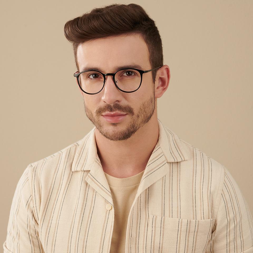 Round Eyeglasses-Frame Round--EG