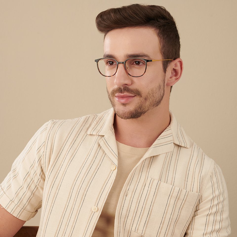 Rectangle Eyeglasses-Frame Rectangle--EG
