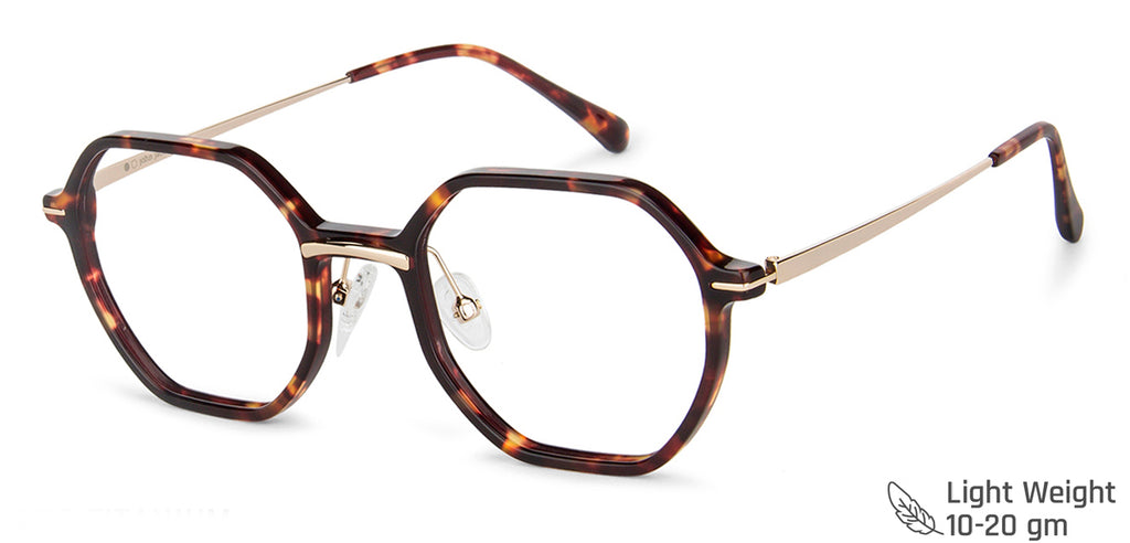 John Jacobs Eyeglasses-Frame Hexagonal--EG