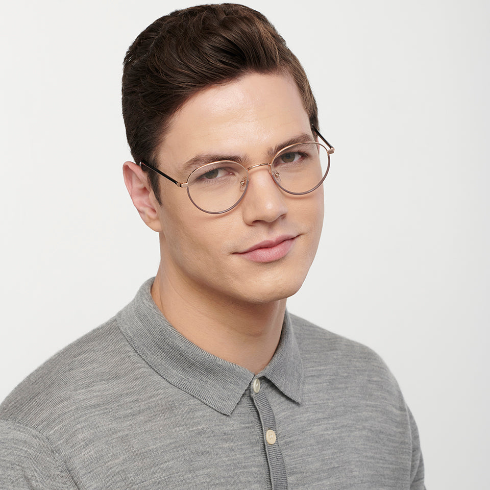 Square Eyeglasses-Frame Round--EG