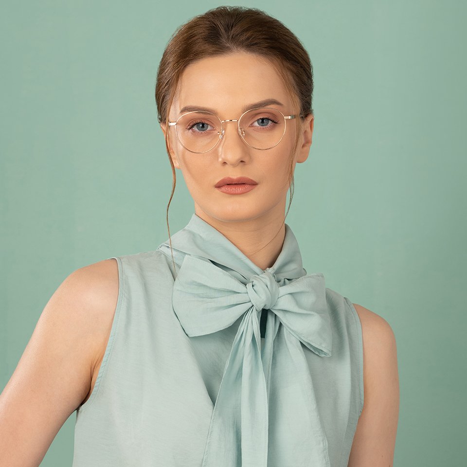 Cat Eye Eyeglasses-Frame Cat Eye--EG