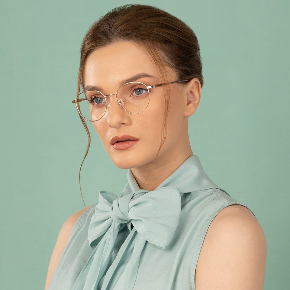 Cat Eye Eyeglasses-Frame Cat Eye--EG