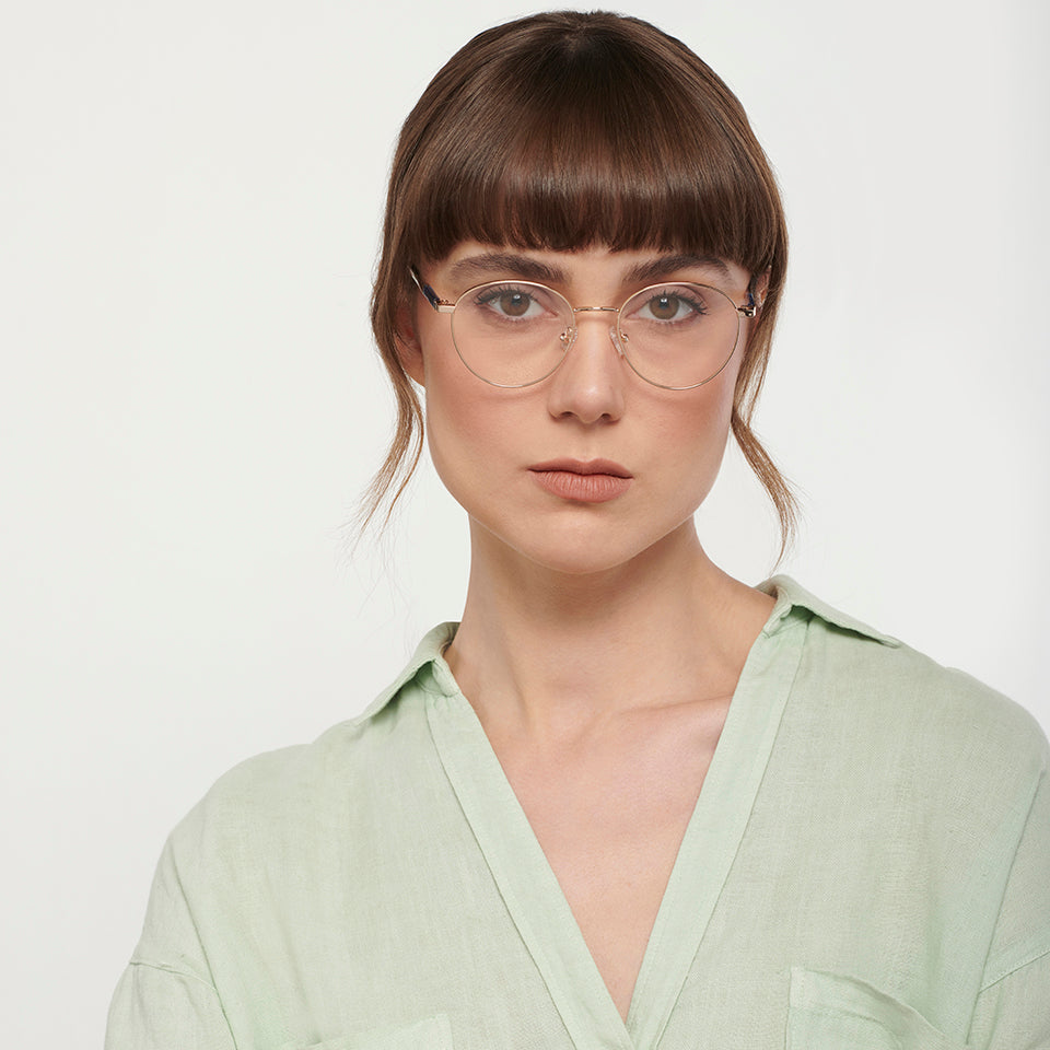Square Eyeglasses-Frame Round--EG