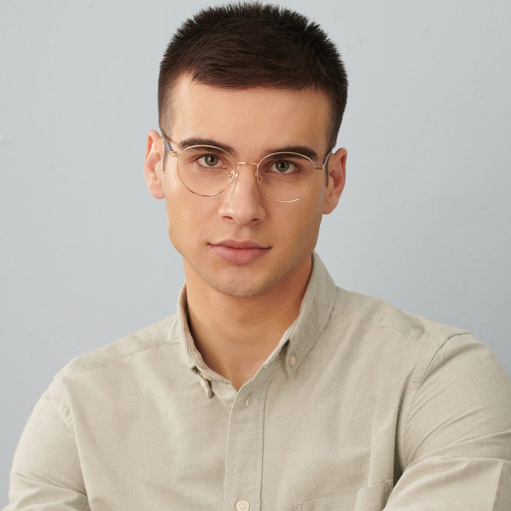 Square Eyeglasses-Frame Round--EG