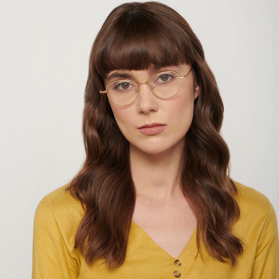 Square Eyeglasses-Frame Round--EG