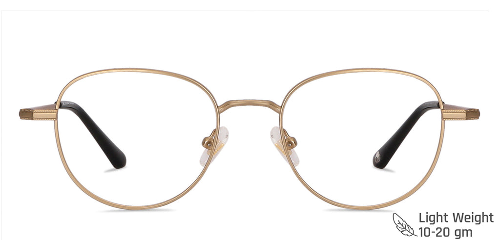 Square Eyeglasses-Frame Round--EG