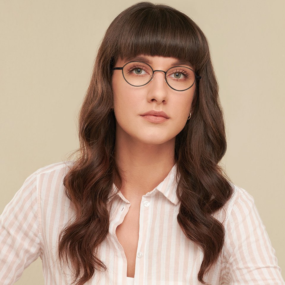 Full Rim Eyeglasses-Frame Oval--EG