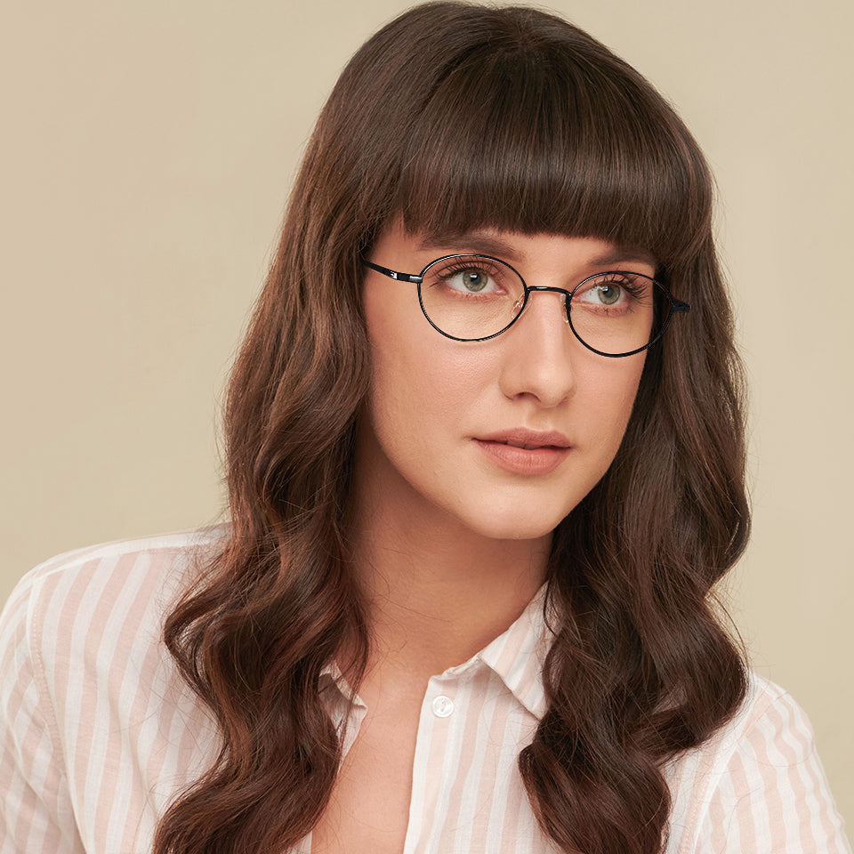 Full Rim Eyeglasses-Frame Oval--EG