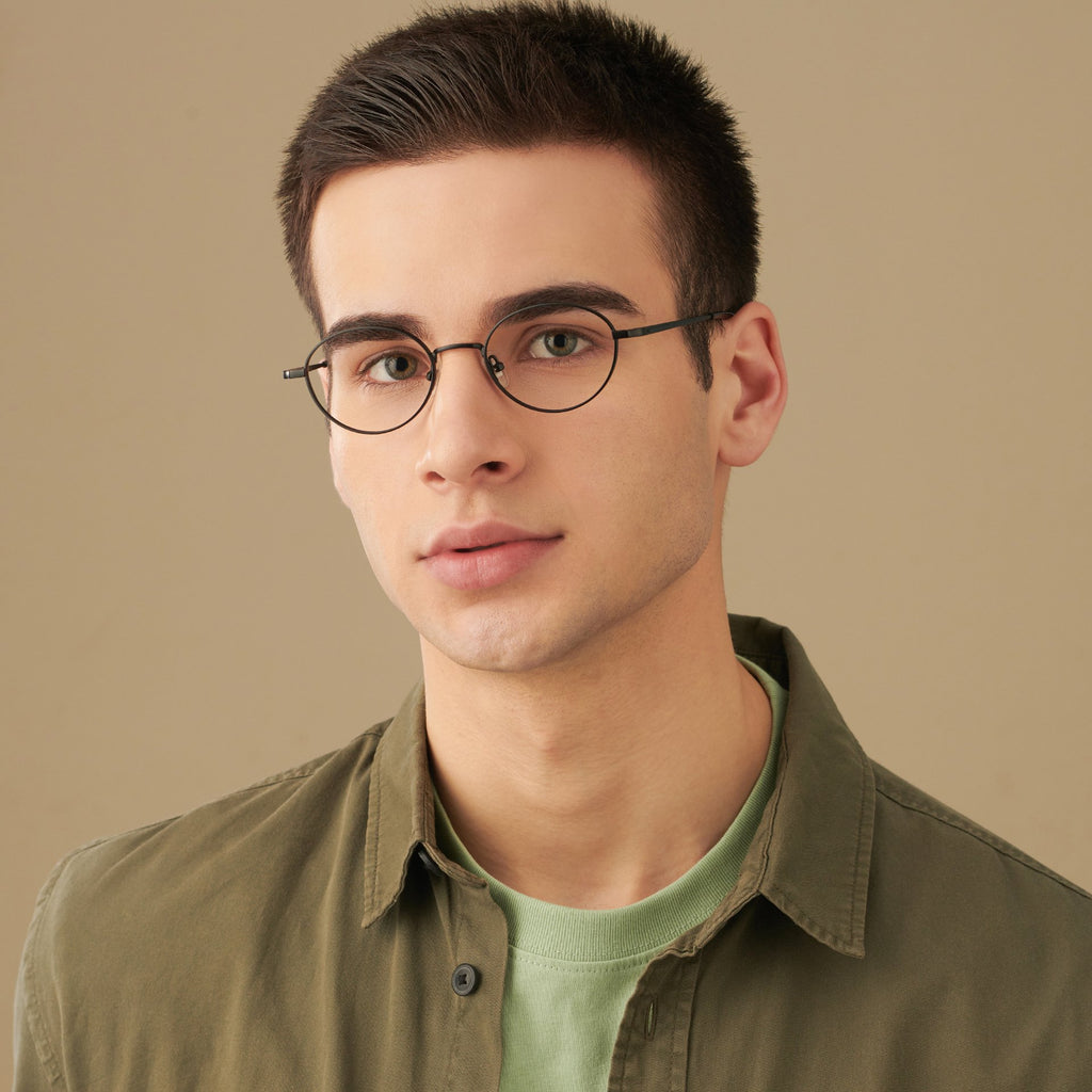 Full Rim Eyeglasses-Frame Oval--EG