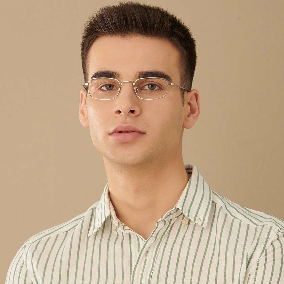 Rectangle Eyeglasses-Frame Rectangle--EG