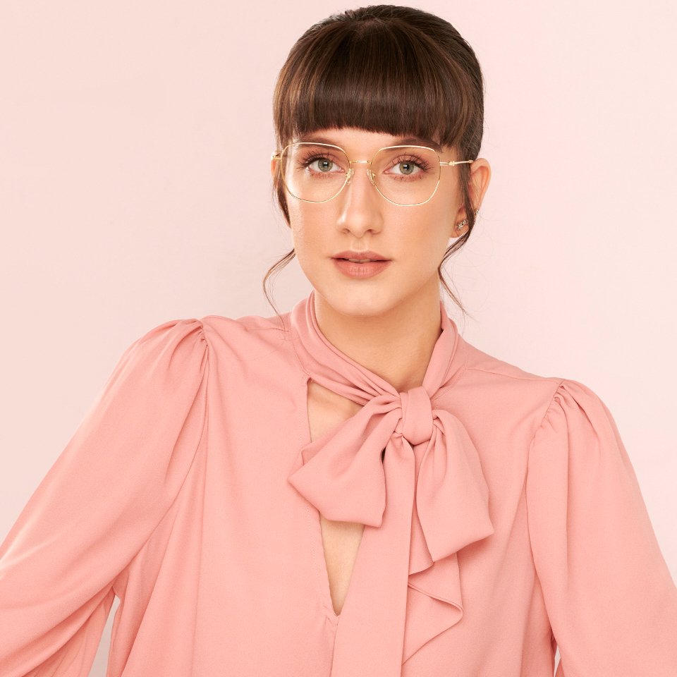 Square Eyeglasses-Frame Round--EG
