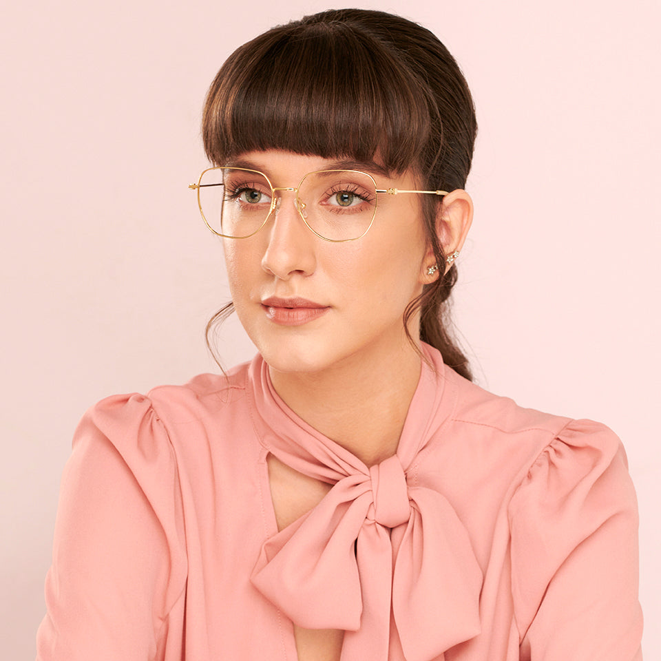 Square Eyeglasses-Frame Round--EG