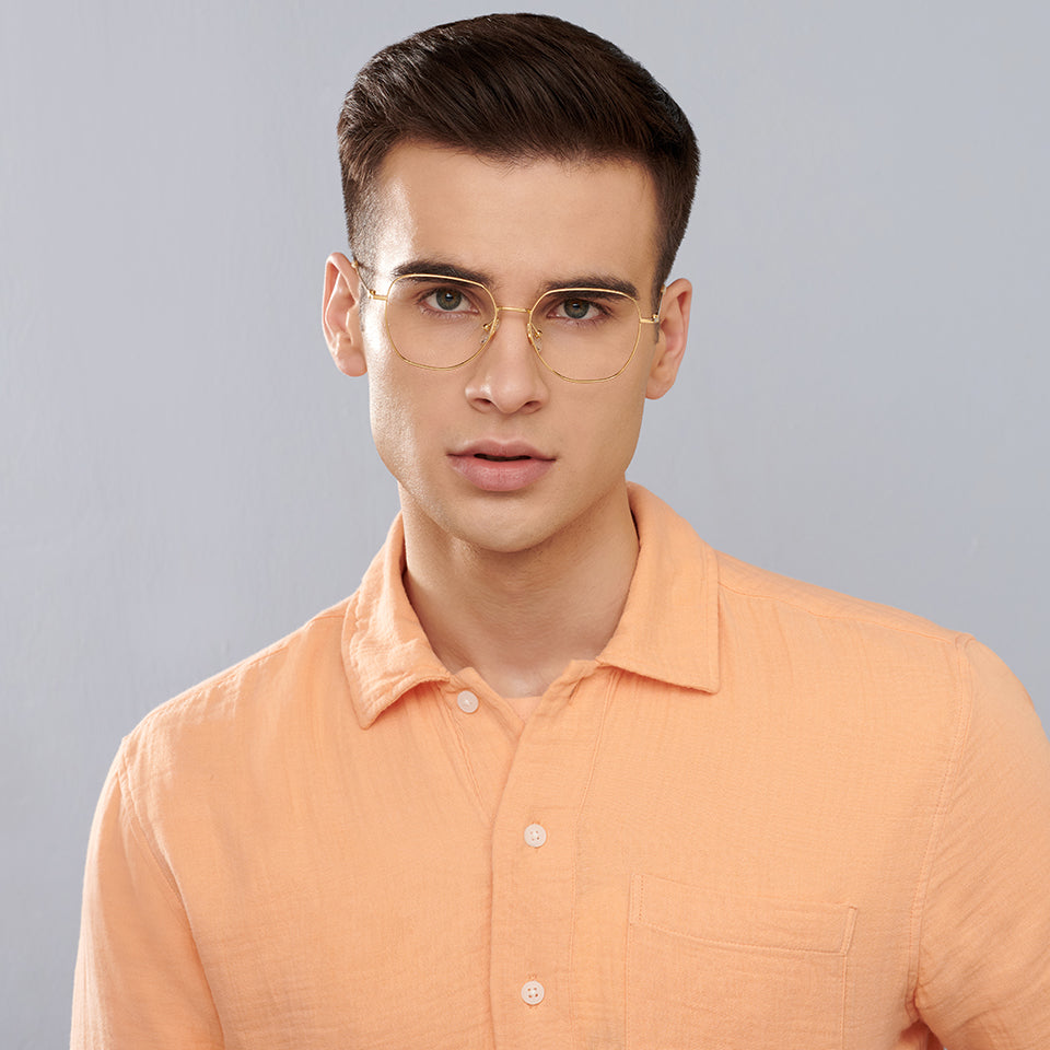 Square Eyeglasses-Frame Round--EG