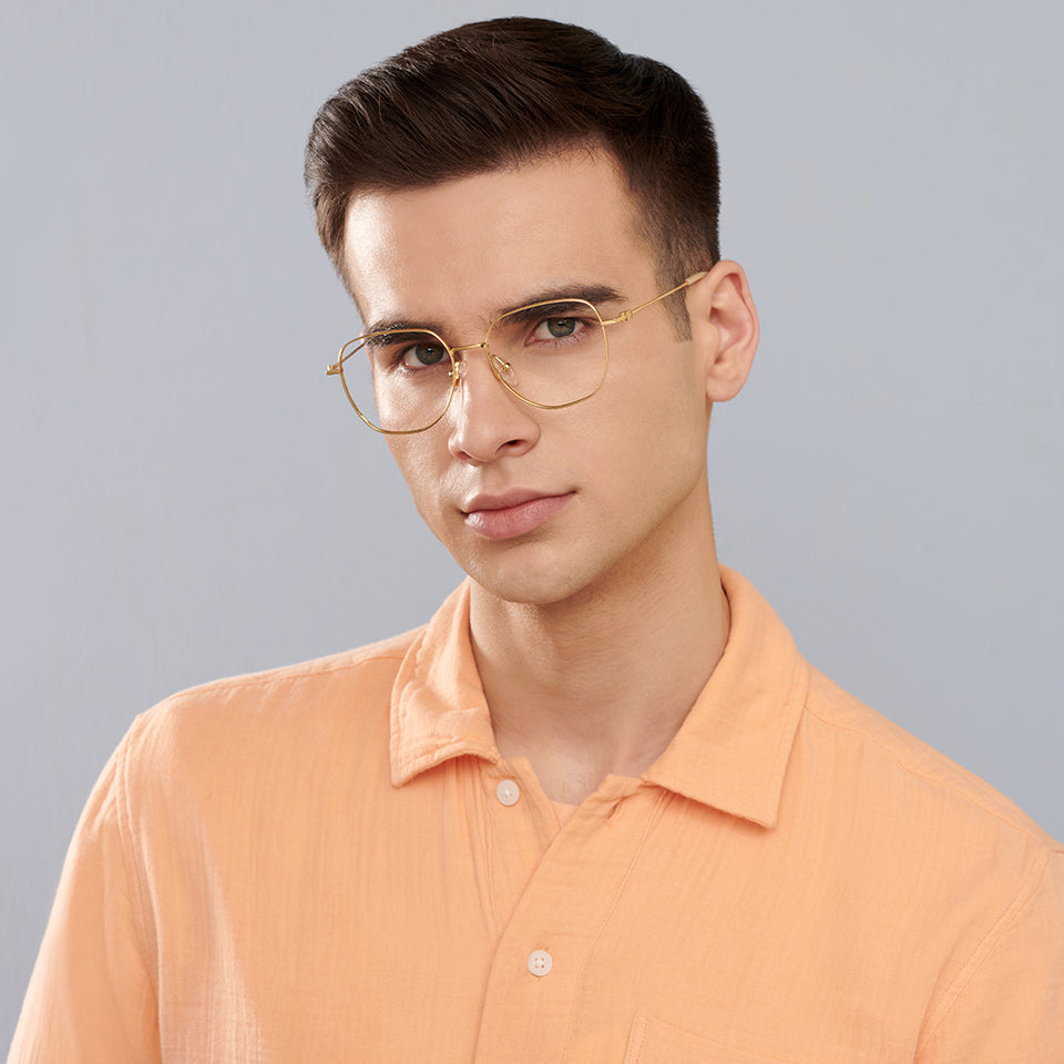 Square Eyeglasses-Frame Round--EG