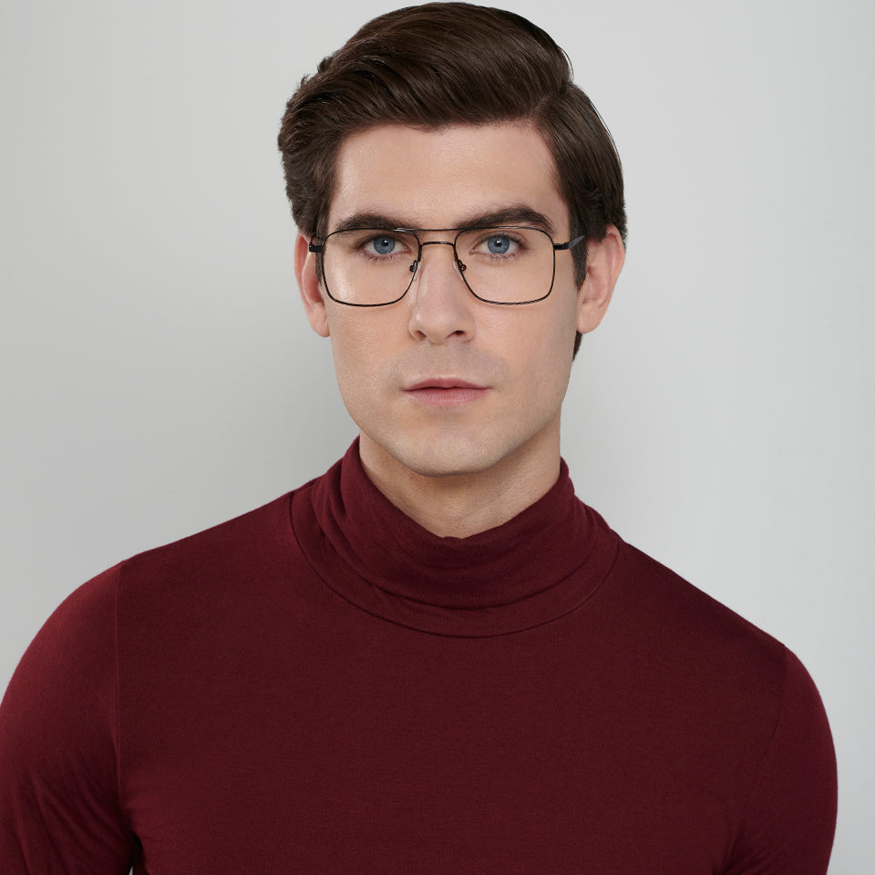 Rectangle Eyeglasses-Frame Rectangle--EG