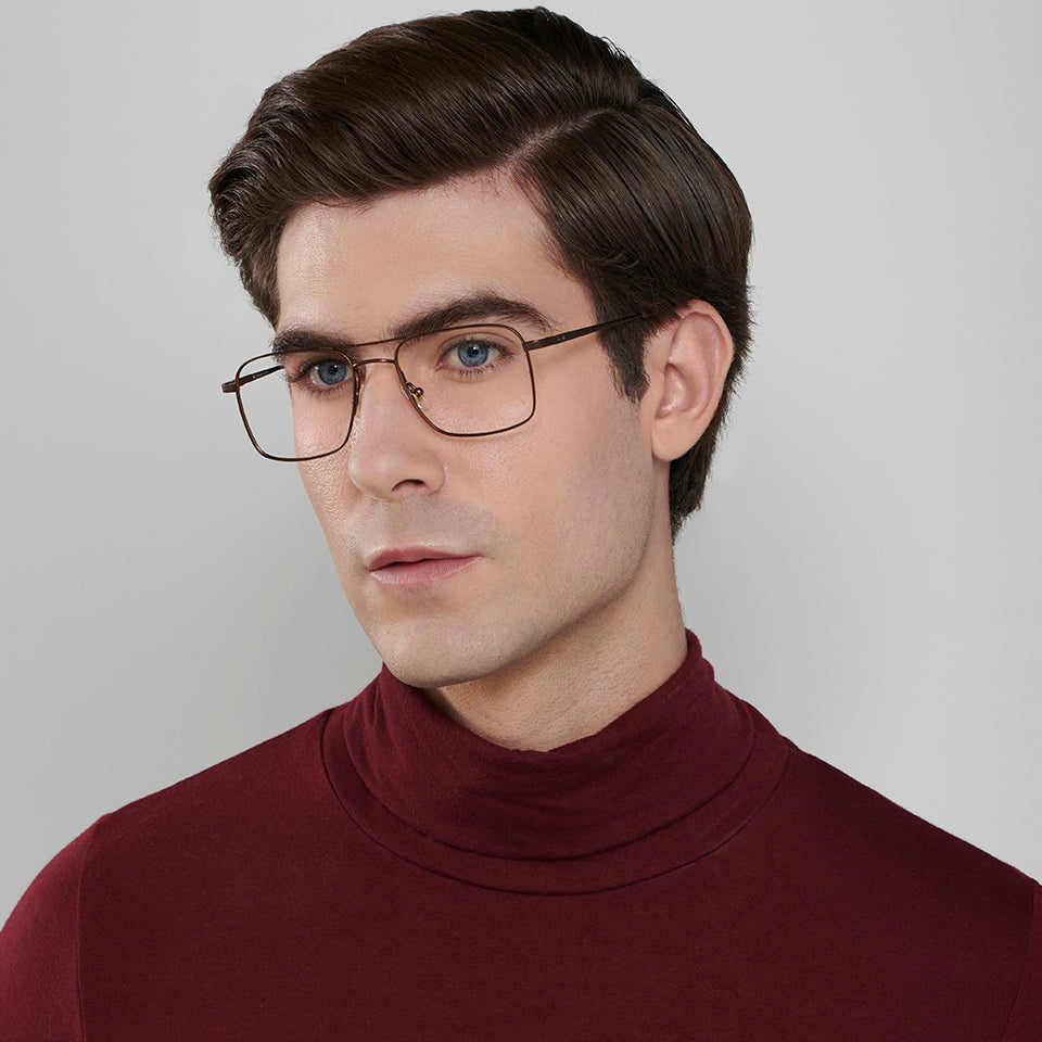 Rectangle Eyeglasses-Frame Rectangle--EG