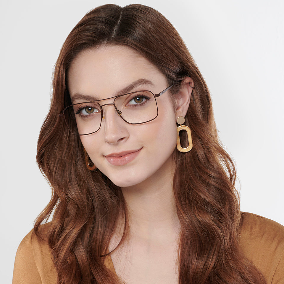 Rectangle Eyeglasses-Frame Rectangle--EG