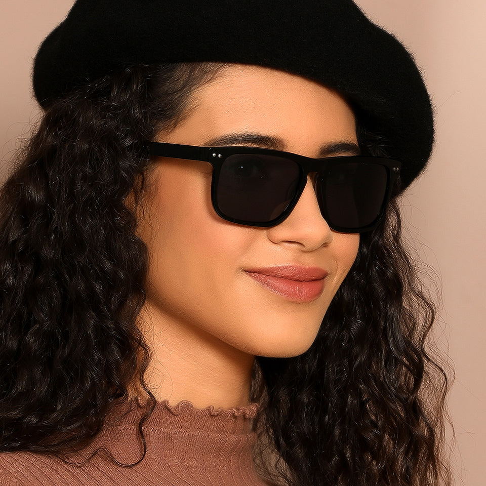 Magnetic Clip On Glasses-Frame Wayfarer--SG