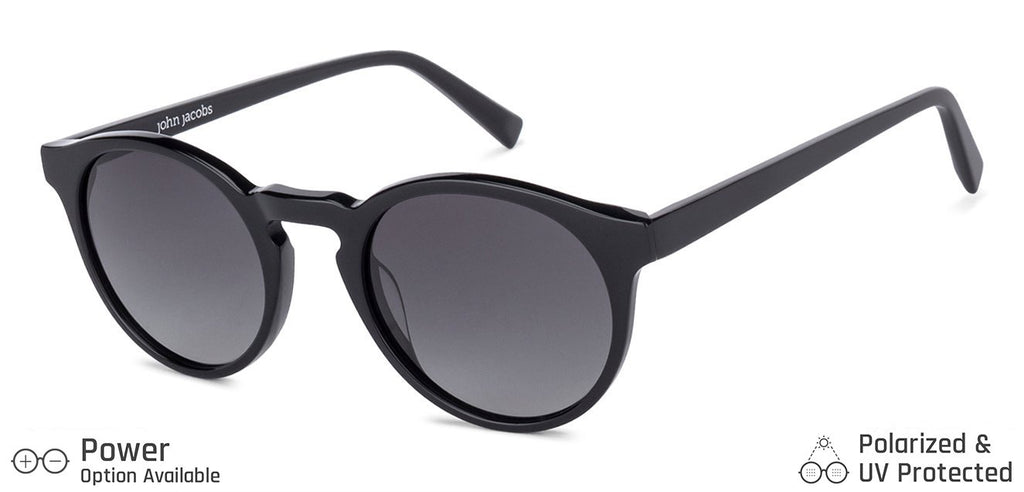John Jacobs Sunglasses-Frame Round--SG